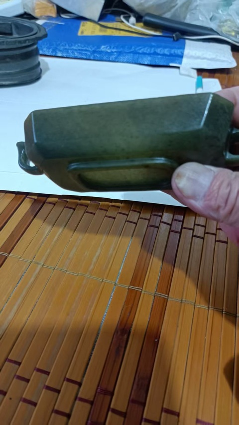 古玩玉器碧玉耳杯拍賣，當前價格5080元