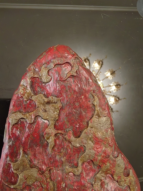 古玩雜項雞血石原石真品鑒賞圖