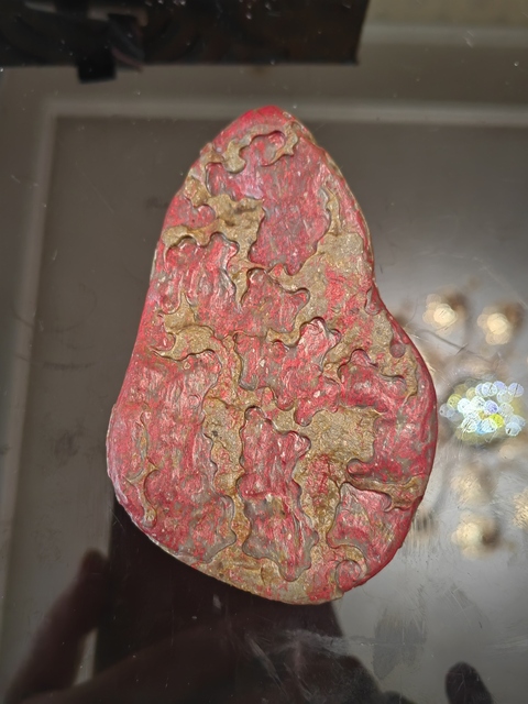 古玩雜項雞血石原石真品鑒賞圖