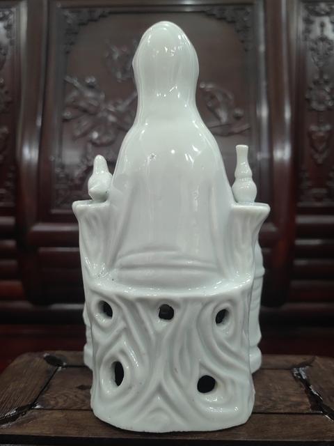 古玩陶瓷清末童子觀音造像拍賣，當前價格6800元