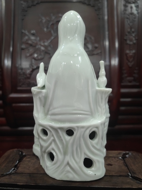 古玩陶瓷 觀音像真品鑒賞圖