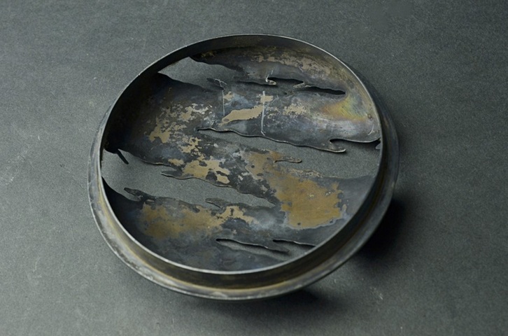 古玩陶瓷德化窯雙鋪首圈足香爐真品鑒賞圖