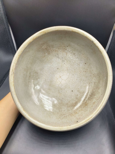 古玩陶瓷乾隆鱔血紅釉三足洗式爐拍賣，當前價格1500元