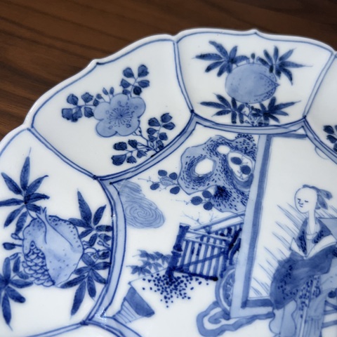 古玩陶瓷青花盤真品鑒賞圖