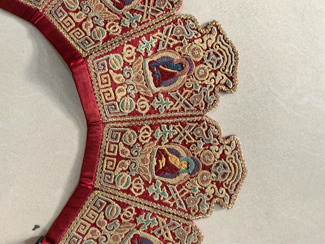 古玩雜項五佛冠真品鑒賞圖