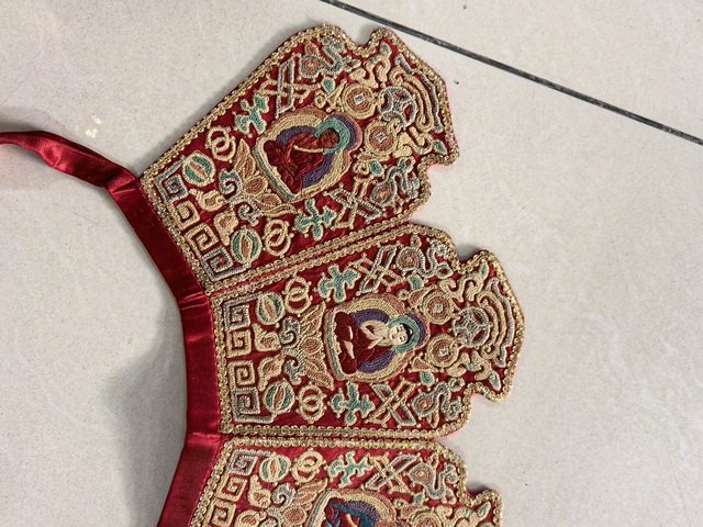 古玩雜項五佛冠真品鑒賞圖
