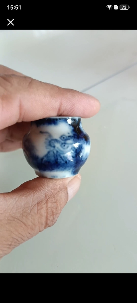 古玩陶瓷鳥(niǎo)食罐真品鑒賞圖