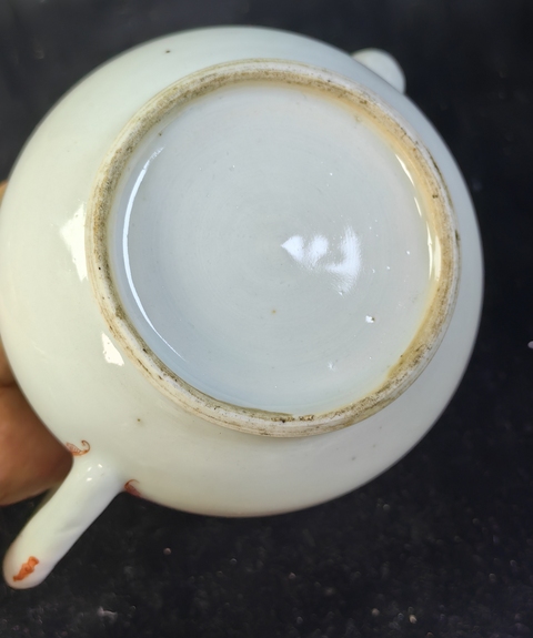 古玩陶瓷清雍正-粉彩蝶戀花紋茶壺拍賣，當(dāng)前價(jià)格3699元