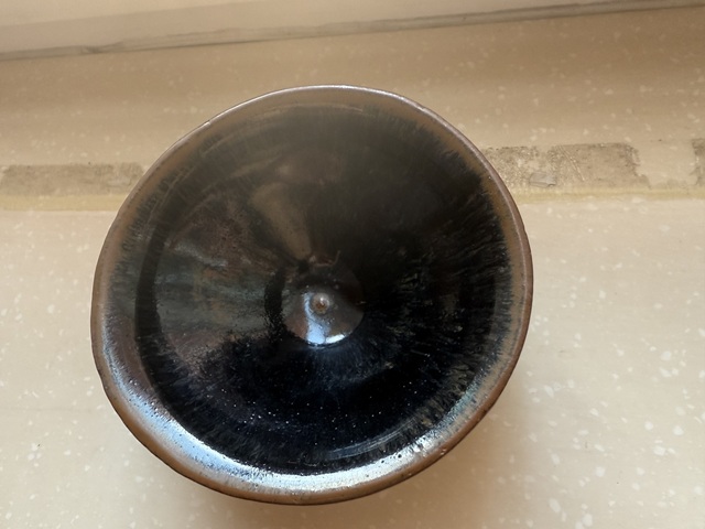 古玩陶瓷宋代建窯系黑釉盞真品鑒賞圖