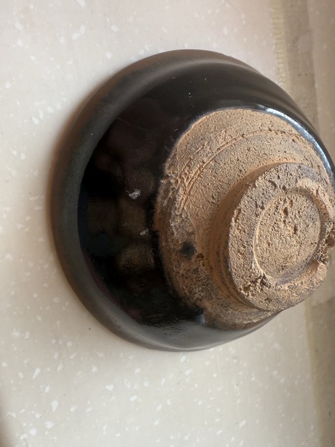 古玩陶瓷宋代建窯系黑釉盞真品鑒賞圖