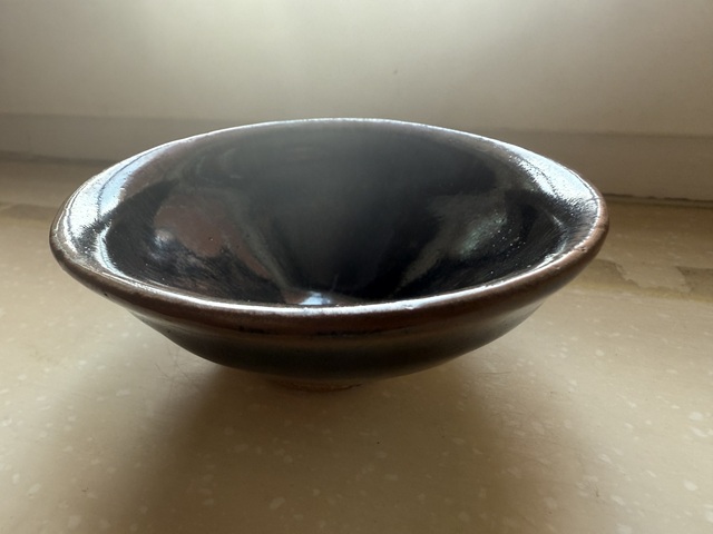 古玩陶瓷宋代建窯系黑釉盞真品鑒賞圖