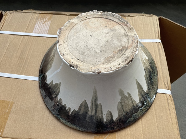 古玩陶瓷窯變釉碗真品鑒賞圖