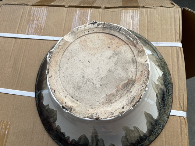 古玩陶瓷窯變釉碗真品鑒賞圖