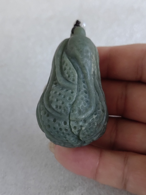 古玩玉器和田玉雕“白菜”把件拍賣，當(dāng)前價(jià)格580元