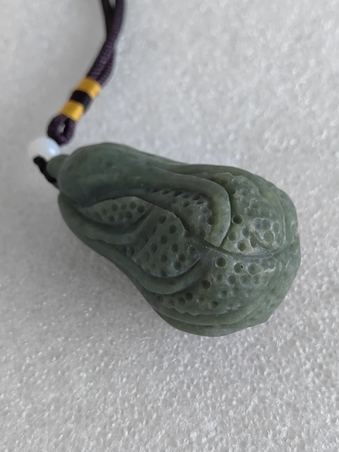 古玩玉器和田玉雕“白菜”把件拍賣，當(dāng)前價(jià)格580元
