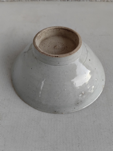 古玩陶瓷白釉茶碗拍賣，當前價格580元