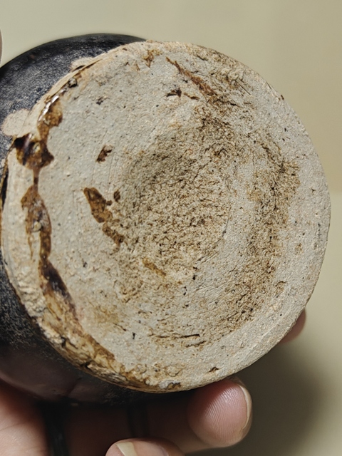 古玩陶瓷磁州窯黑釉四系罐拍賣(mài)，當(dāng)前價(jià)格1288元