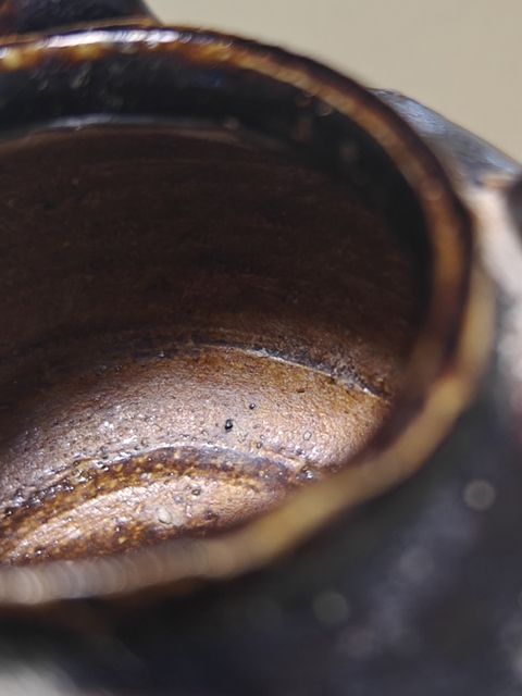 古玩陶瓷磁州窯黑釉四系罐拍賣(mài)，當(dāng)前價(jià)格1288元