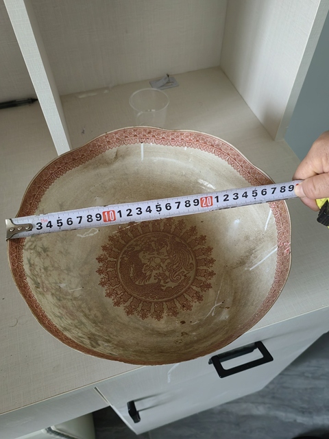 古玩陶瓷粉彩花鳥紋薄胎花口碗真品鑒賞圖