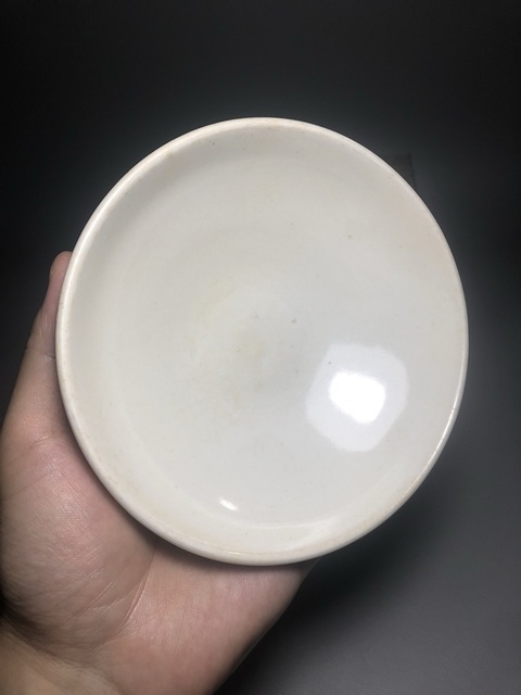 古玩陶瓷宋代白釉碗真品鑒賞圖