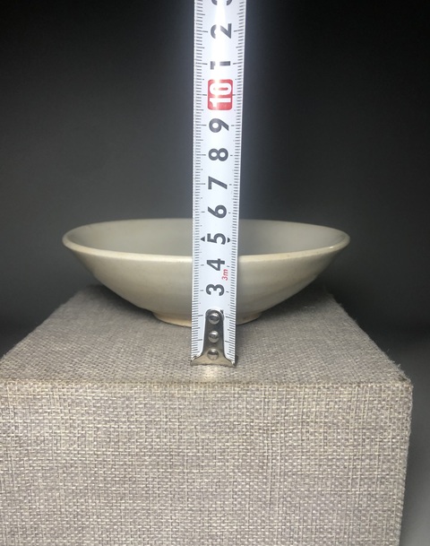 古玩陶瓷宋代白釉碗真品鑒賞圖