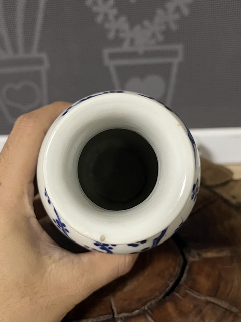 古玩陶瓷青花花鳥紋瓶真品鑒賞圖