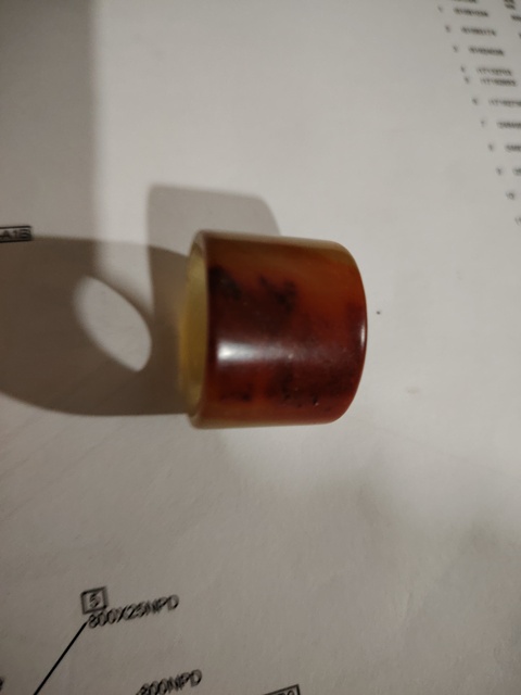 古玩玉器扳指真品鑒賞圖