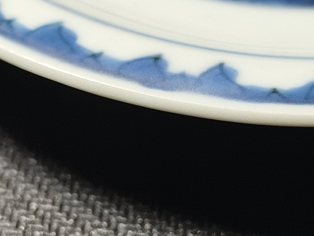 古玩陶瓷人物紋青花盤(pán)真品鑒賞圖