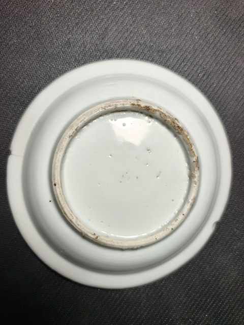 古玩陶瓷青花人物故事紋盤真品鑒賞圖