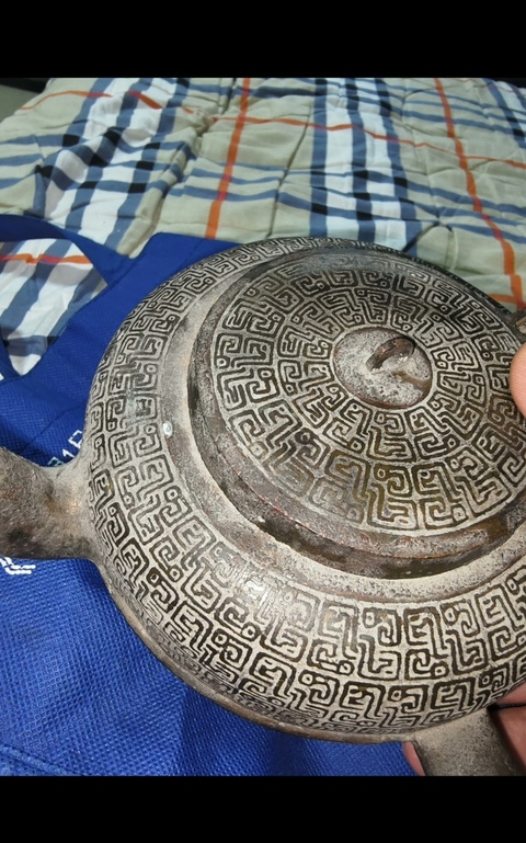 古玩銅器蟠虺紋青銅鐎盉真品鑒賞圖