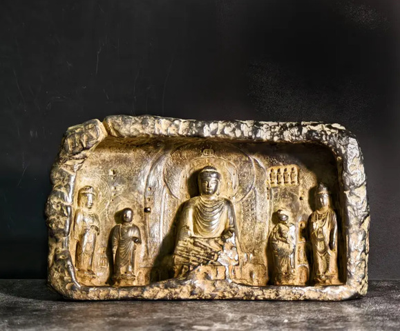 古玩雜項(xiàng)仿石窟石刻真品鑒賞圖