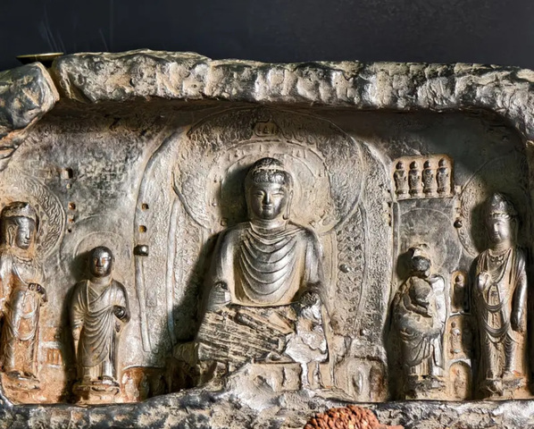 古玩雜項(xiàng)仿石窟石刻真品鑒賞圖