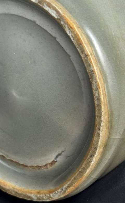 古玩陶瓷龍泉窯紙槌瓶真品鑒賞圖