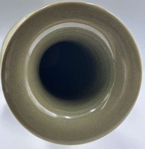 古玩陶瓷龍泉窯鳳尾尊真品鑒賞圖
