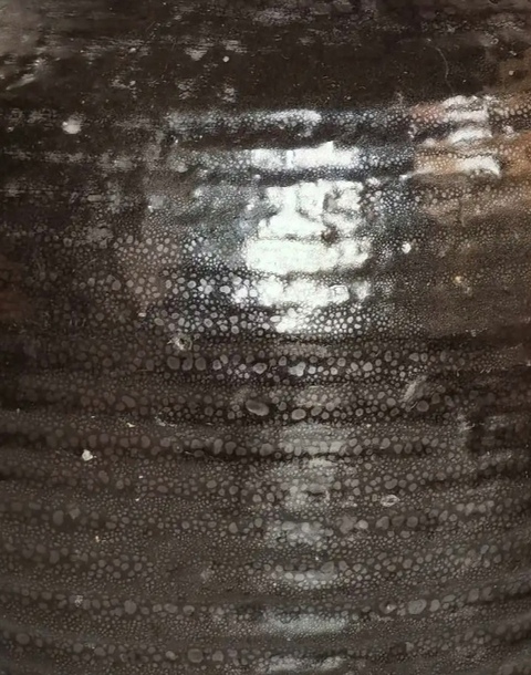 古玩陶瓷油滴缸真品鑒賞圖