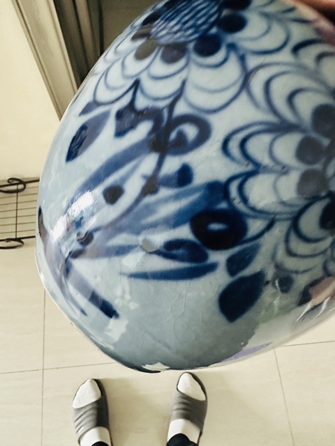 古玩陶瓷磁州窯青花罐真品鑒賞圖