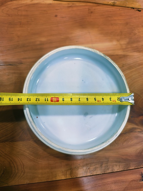 古玩陶瓷民國 五彩龍鳳紋印泥盒真品鑒賞圖