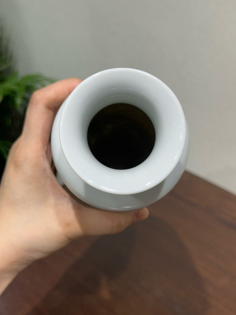 古玩陶瓷粉彩山水通景紋筒瓶真品鑒賞圖