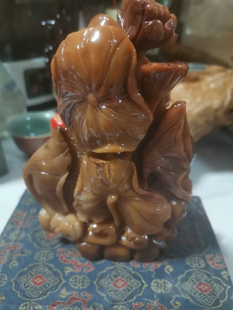 古玩雜項壽山石擺件真品鑒賞圖