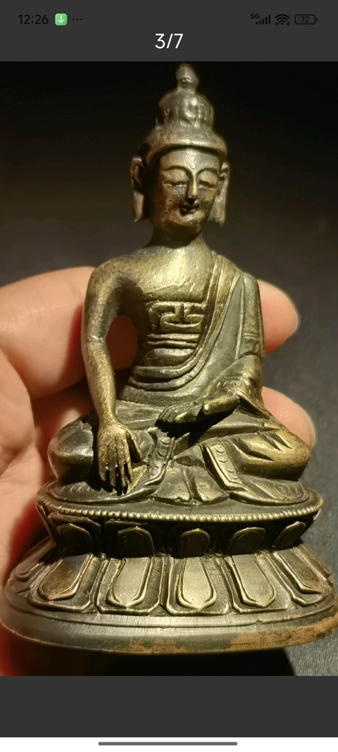 古玩銅器造像真品鑒賞圖