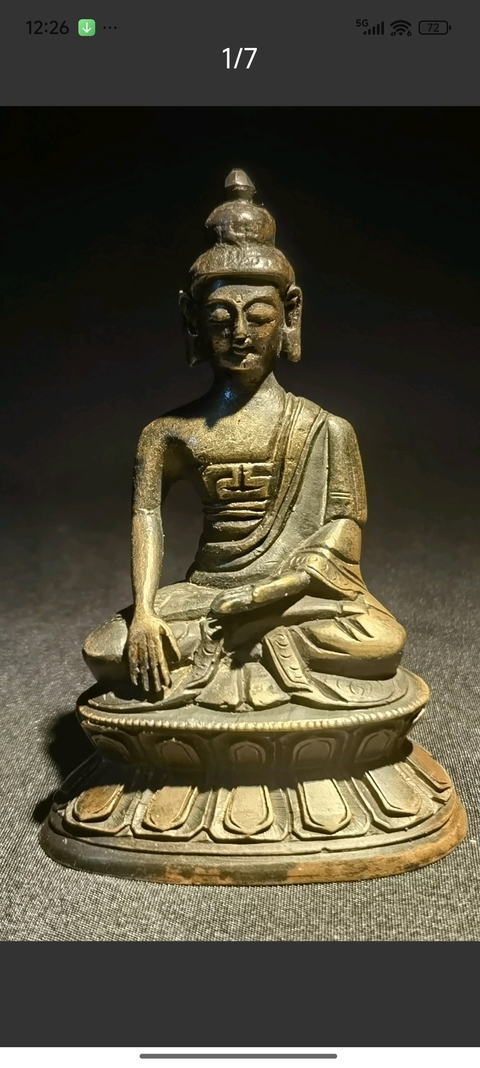 古玩銅器造像真品鑒賞圖