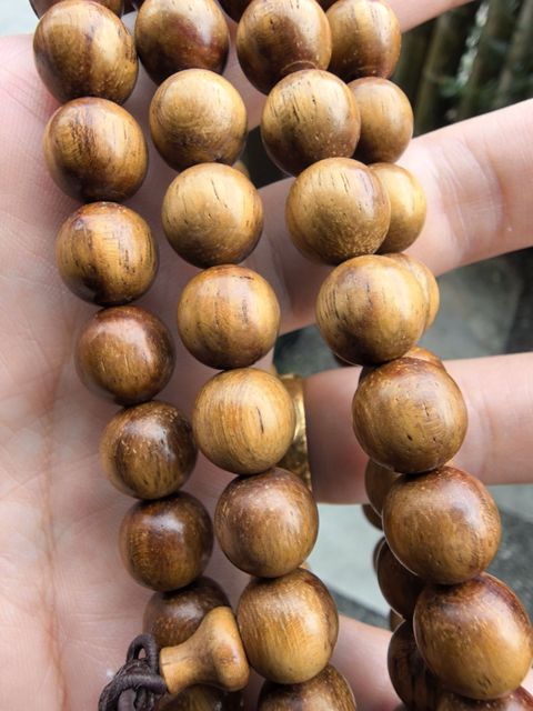 古玩雜項黃檀木雕刻珠串真品鑒賞圖