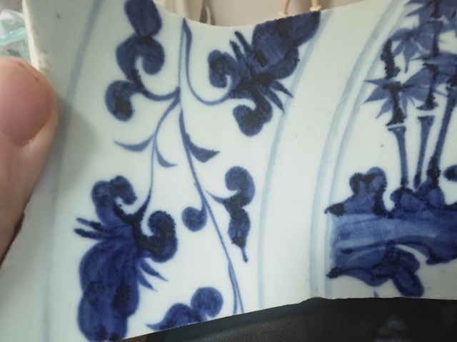 古玩陶瓷元青花標本真品鑒賞圖