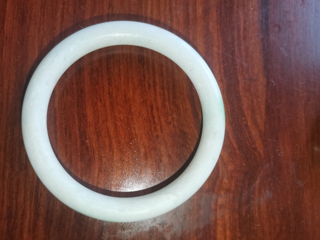 古玩玉器天然翡翠手鐲真品鑒賞圖