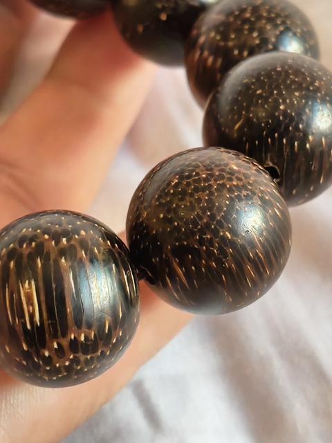 古玩雜項沉香手串真品鑒賞圖