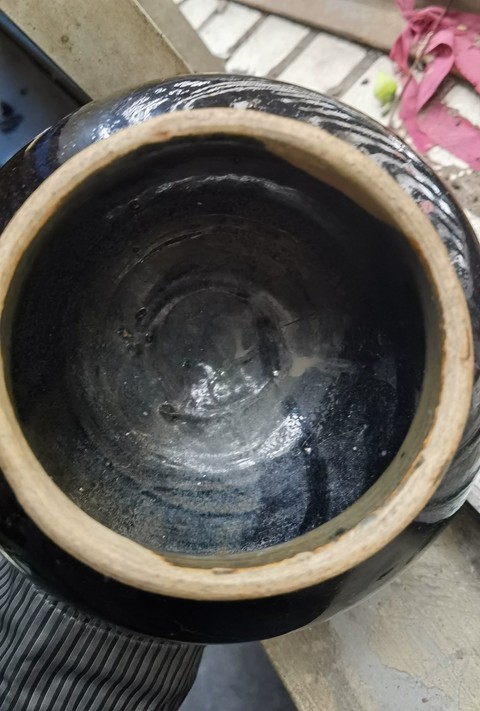 古玩陶瓷黑釉罐真品鑒賞圖