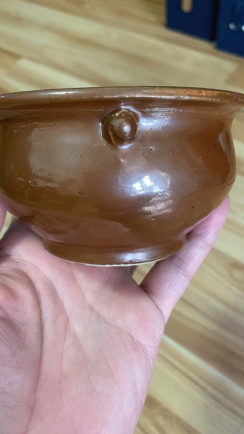 古玩陶瓷紫金釉香爐真品鑒賞圖