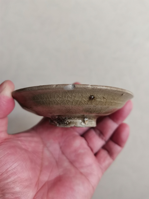 古玩陶瓷龍泉青瓷盤拍賣,當前價格0元