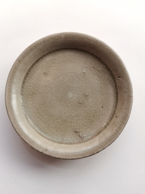 古玩陶瓷龍泉青瓷盤拍賣,當前價格0元