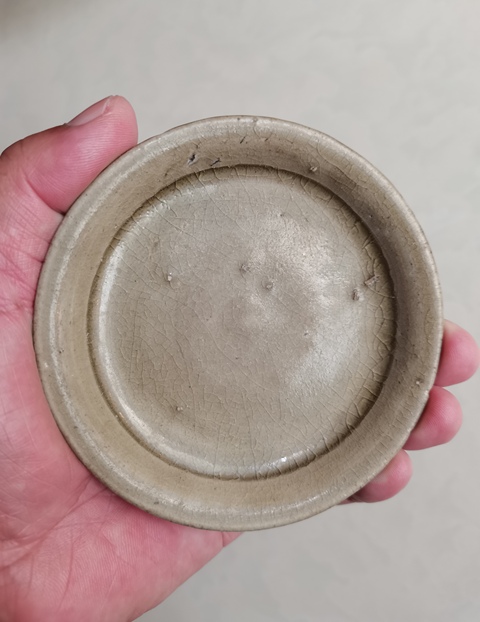 古玩陶瓷龍泉青瓷盤拍賣,當前價格0元